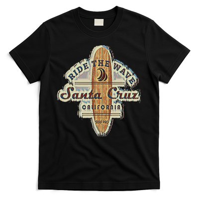 Santa Cruz Surfer Surfboard Vintage T-Shirt