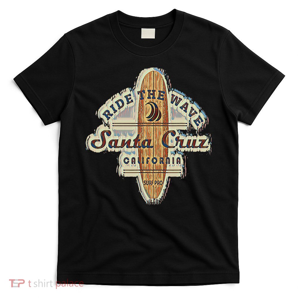 Santa Cruz Surfer Surfboard Vintage T-Shirt
