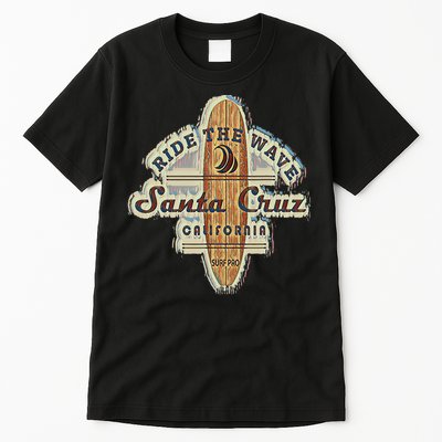 Santa Cruz Surfer Surfboard Vintage Tall T-Shirt