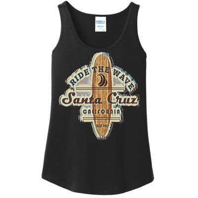 Santa Cruz Surfer Surfboard Vintage Ladies Essential Tank