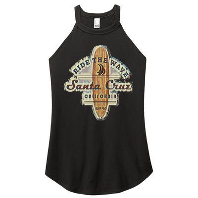 Santa Cruz Surfer Surfboard Vintage Women's Perfect Tri Rocker Tank