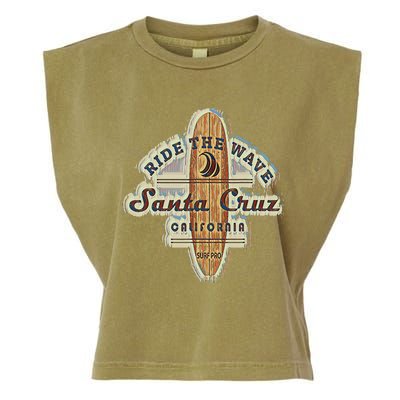 Santa Cruz Surfer Surfboard Vintage Garment-Dyed Women's Muscle Tee