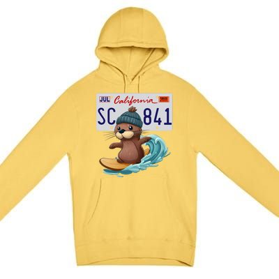 Santa Cruz Sea Otter 841 Gift Premium Pullover Hoodie