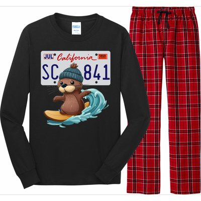 Santa Cruz Sea Otter 841 Gift Long Sleeve Pajama Set