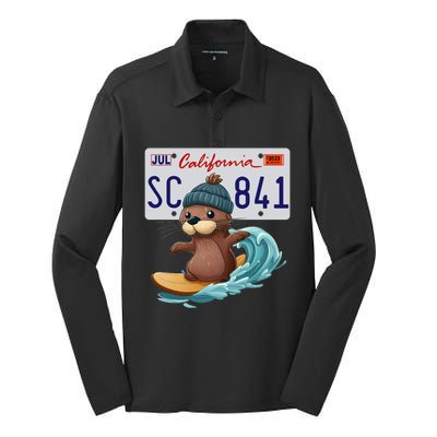 Santa Cruz Sea Otter 841 Gift Silk Touch Performance Long Sleeve Polo