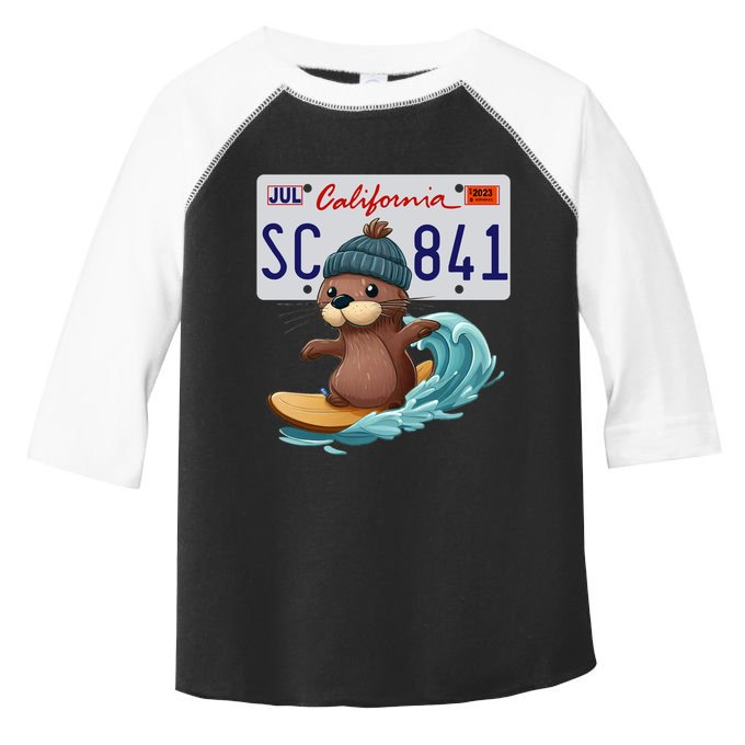 Santa Cruz Sea Otter 841 Gift Toddler Fine Jersey T-Shirt