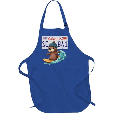 Santa Cruz Sea Otter 841 Gift Full-Length Apron With Pockets