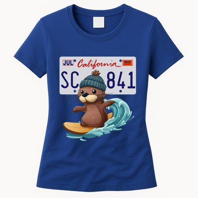 Santa Cruz Sea Otter 841 Gift Womens T-Shirt