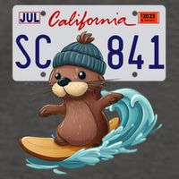 Santa Cruz Sea Otter 841 Gift Vector Backpack