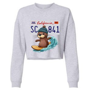 Santa Cruz Sea Otter 841 Gift Cropped Pullover Crew