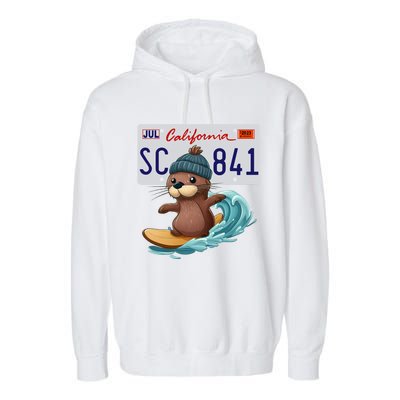 Santa Cruz Sea Otter 841 Gift Garment-Dyed Fleece Hoodie