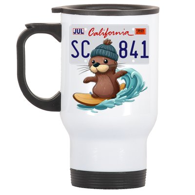 Santa Cruz Sea Otter 841 Gift Stainless Steel Travel Mug