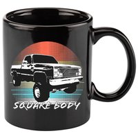 Squarebody Classic Square Body Truck 11oz C Handle Ceramic Mug