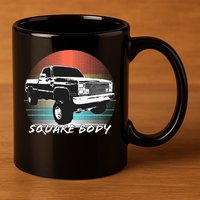 Squarebody Classic Square Body Truck 11oz C Handle Ceramic Mug