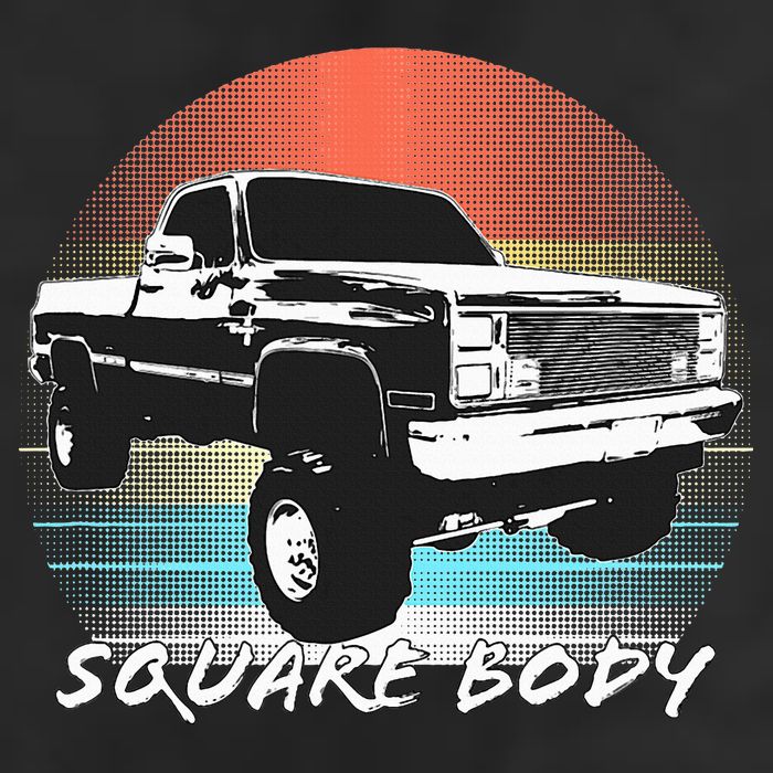 Squarebody Classic Square Body Truck 11oz C Handle Ceramic Mug