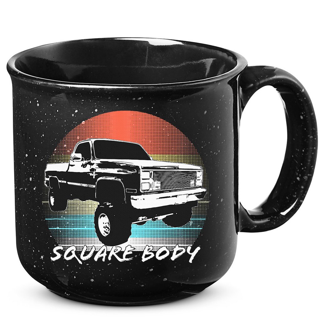 Squarebody Classic Square Body Truck 15oz Campfire Ceramic Mug