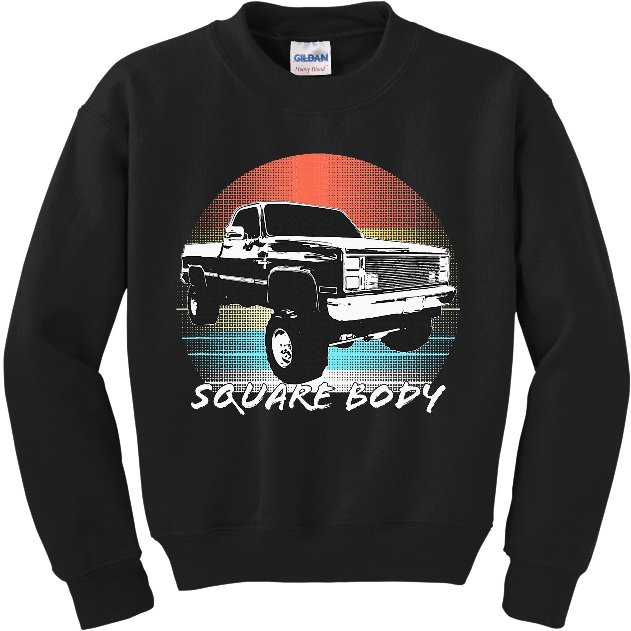 Squarebody Classic Square Body Truck Kids Sweatshirt