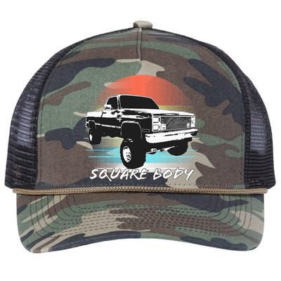 Squarebody Classic Square Body Truck Retro Rope Trucker Hat Cap