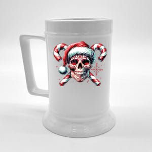 Skeleton Christmas Snarky Christmas Halloween Christmas Beer Stein