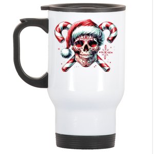 Skeleton Christmas Snarky Christmas Halloween Christmas Stainless Steel Travel Mug