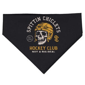 Spittin Chiclets Skull Helmet USA-Made Doggie Bandana