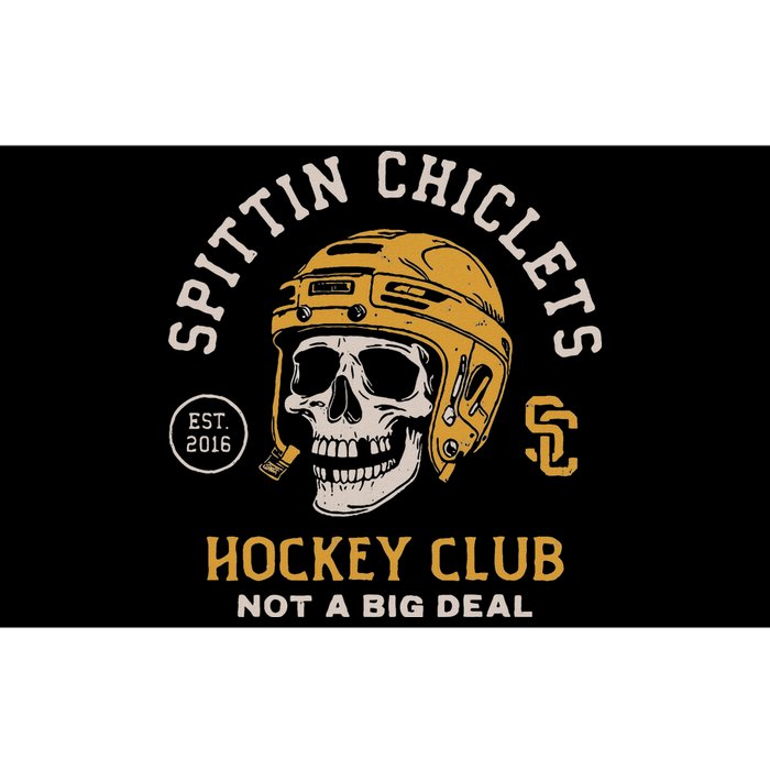 Spittin Chiclets Skull Helmet Bumper Sticker