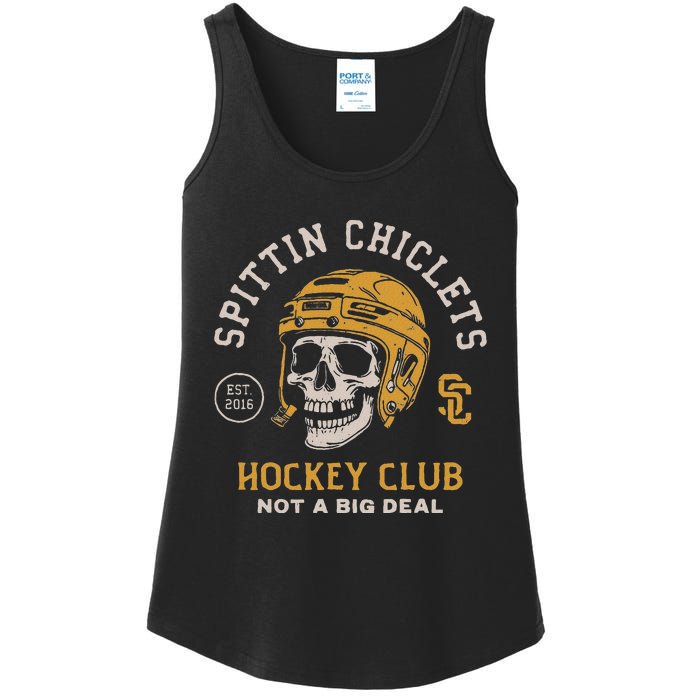 Spittin Chiclets Skull Helmet Ladies Essential Tank