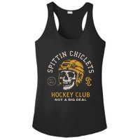 Spittin Chiclets Skull Helmet Ladies PosiCharge Competitor Racerback Tank