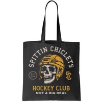 Spittin Chiclets Skull Helmet Tote Bag