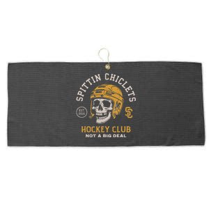 Spittin Chiclets Skull Helmet Large Microfiber Waffle Golf Towel