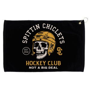 Spittin Chiclets Skull Helmet Grommeted Golf Towel