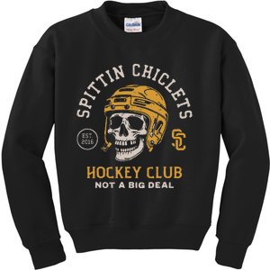 Spittin Chiclets Skull Helmet Kids Sweatshirt