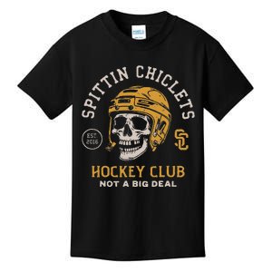 Spittin Chiclets Skull Helmet Kids T-Shirt