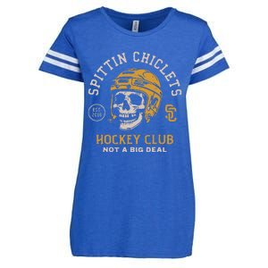 Spittin Chiclets Skull Helmet Enza Ladies Jersey Football T-Shirt