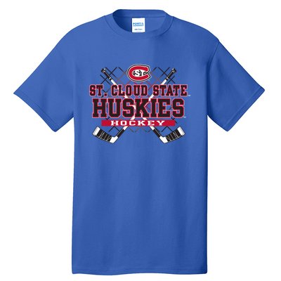 St Cloud State Huskies Hockey Sticks Black Funny Gift Tall T-Shirt