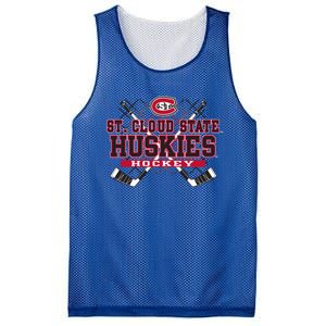 St Cloud State Huskies Hockey Sticks Black Funny Gift Mesh Reversible Basketball Jersey Tank