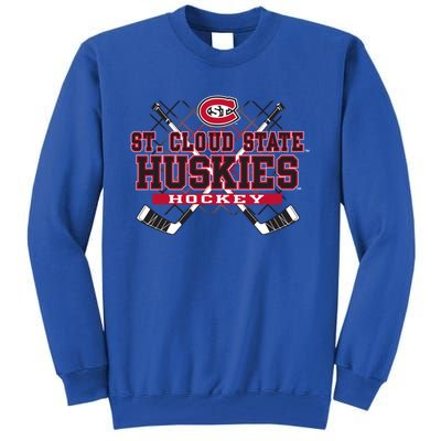 St Cloud State Huskies Hockey Sticks Black Funny Gift Tall Sweatshirt