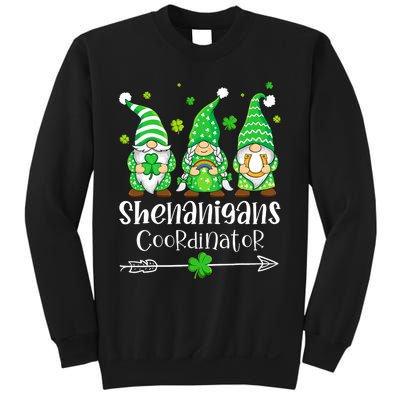 Shenanigans Coordinator St Patricks Day Gnomes Green Proud Sweatshirt