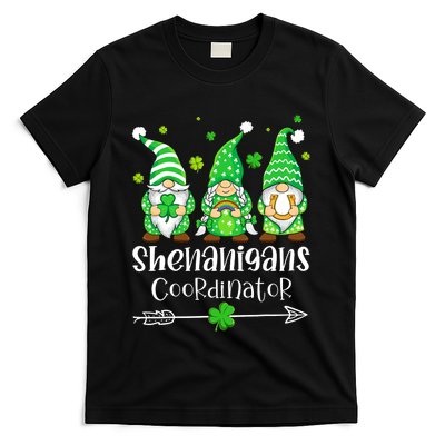 Shenanigans Coordinator St Patricks Day Gnomes Green Proud T-Shirt