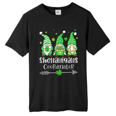 Shenanigans Coordinator St Patricks Day Gnomes Green Proud Tall Fusion ChromaSoft Performance T-Shirt