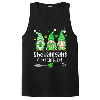 Shenanigans Coordinator St Patricks Day Gnomes Green Proud PosiCharge Competitor Tank