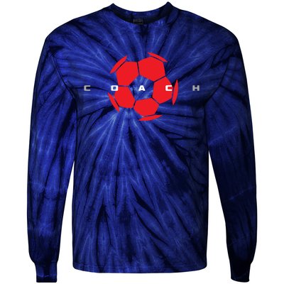 Soccer Coach Tie-Dye Long Sleeve Shirt