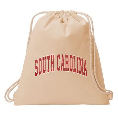 South Carolina Sc Vintage Athletic Sports Drawstring Bag