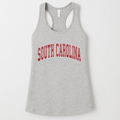 South Carolina Sc Vintage Athletic Sports Womens Tank Top