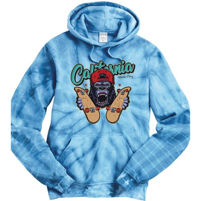 Santa Cruz Skateboard California Skateboard Street Wear Tie Dye Hoodie