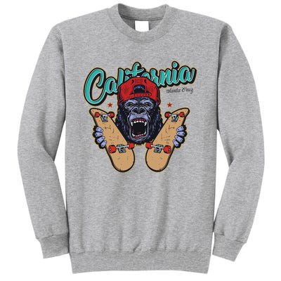 Santa Cruz Skateboard California Skateboard Street Wear Tall Sweatshirt