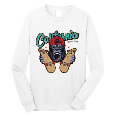 Santa Cruz Skateboard California Skateboard Street Wear Long Sleeve Shirt