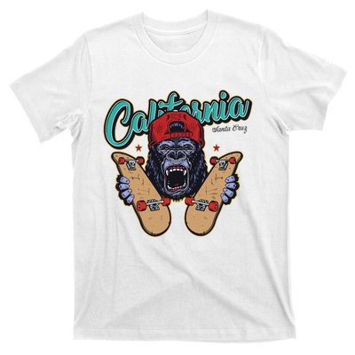 Santa Cruz Skateboard California Skateboard Street Wear T-Shirt