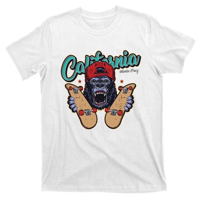 Santa Cruz Skateboard California Skateboard Street Wear T-Shirt