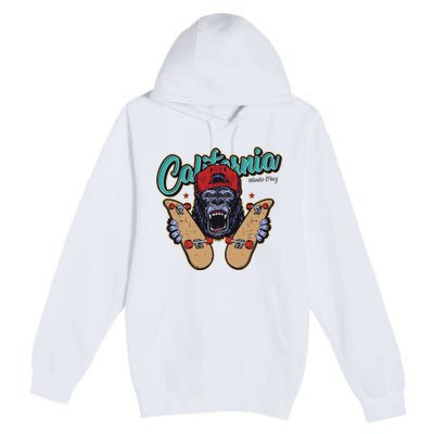 Santa Cruz Skateboard California Skateboard Street Wear Premium Pullover Hoodie